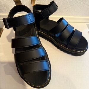 Dr. Martens Blaire Black Sandals